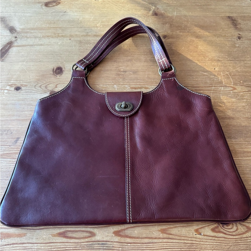 GAP Brown Leather Shoulder Bag